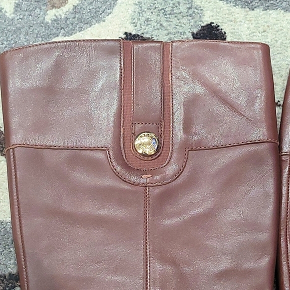 Tommy Hilfiger (Dalyn) Riding Boots Cognac $190 Women's Sz 9M - Picture 7 of 12